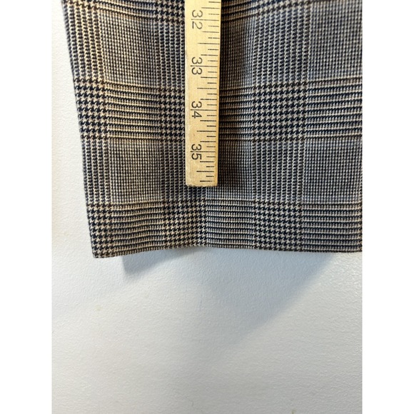 L.L. Bean Womens Classic Fit Black Pinstripes Pants Trousers Size 8 Petite - Picture 7 of 12